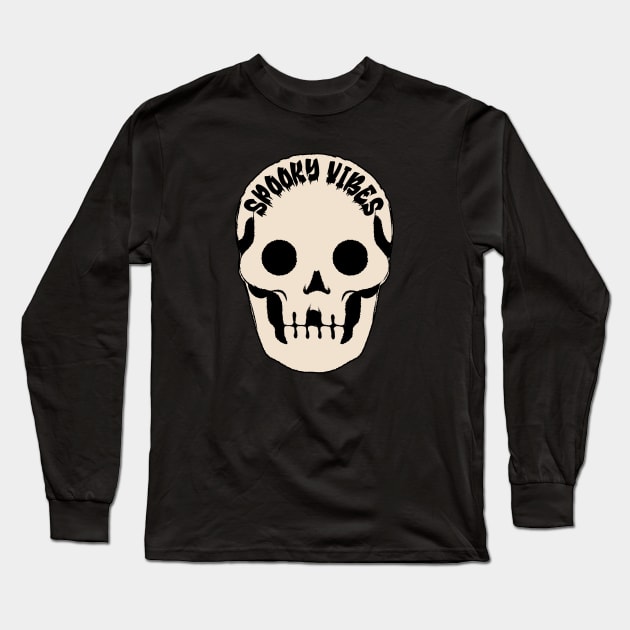 Spooky Vibes Long Sleeve T-Shirt by MONMON-75